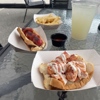 The Hot Dog Cart - Lobster roll and hot dog - Food Stands Near Me - Winter Harbor, Maine