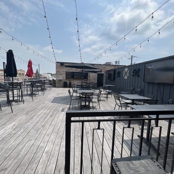 Rail & Rye - Rooftop bar area - Pubs Near Me - Navasota, Texas