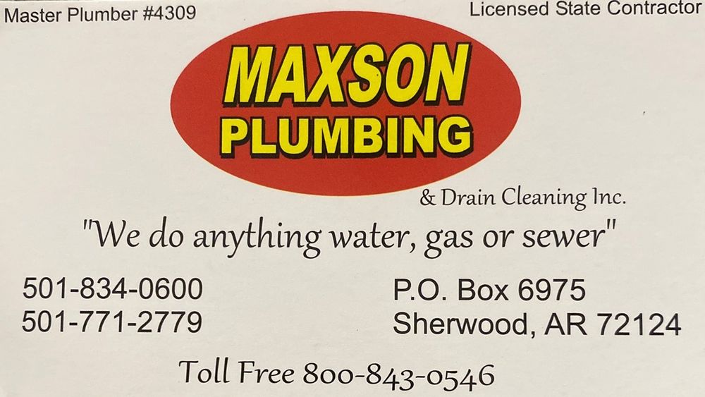 Slide of Maxson Plumbing and Drain Cleaning