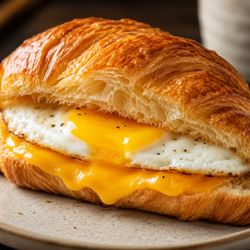 Kickstarrt Coffee Cafe - Egg & Cheese Croissant