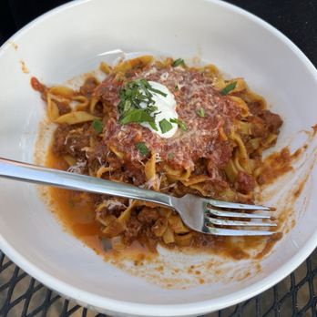 Tavern on Twelve - Handmade fettuccine bolognese - Italian Near Me - Michigan City, Indiana