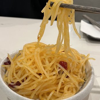 Highland Noodles - Shredded potato spicy - Noodles Near Me - Milpitas, California Highland Noodles - Shredded potato spicy - Noodles Near Me - Milpitas, California