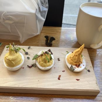 Slate Cafe - Deviled Eggs - Cafes Near Me - New York, New York Slate Cafe - Deviled Eggs - Cafes Near Me - New York, New York