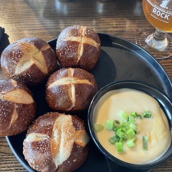 Tumbled Rock Brewery & Kitchen - Pretzels with beer cheese - Pizza Near Me - Baraboo, Wisconsin Tumbled Rock Brewery & Kitchen - Pretzels with beer cheese - Pizza Near Me - Baraboo, Wisconsin