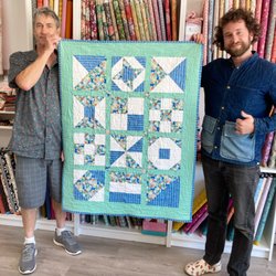 Quilt n Things Fiber Arts - Great job on your sampler quilt, Jacob!