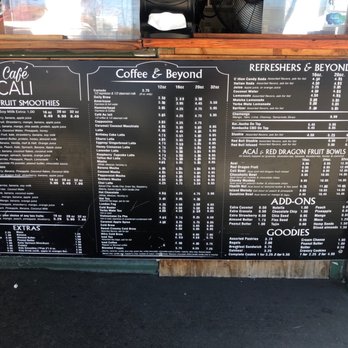 Cali Cafe - Menu - Coffee & Tea Near Me - San Diego, California