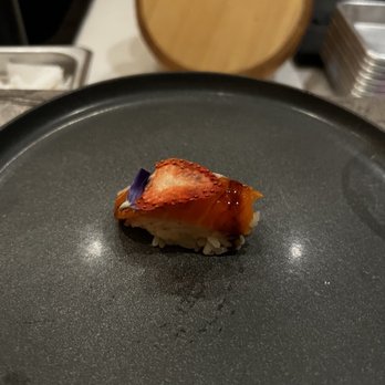Sushi By Hidden - "Freeze dried" strawberry - Sushi Bars Near Me - Houston, Texas Sushi By Hidden - "Freeze dried" strawberry - Sushi Bars Near Me - Houston, Texas
