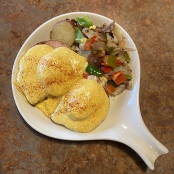 Huckleberry’s: Breakfast & Lunch - Benedict with bayou potatoes - Breakfast & Brunch Near Me - Tracy, California Huckleberry’s: Breakfast & Lunch - Benedict with bayou potatoes - Breakfast & Brunch Near Me - Tracy, California