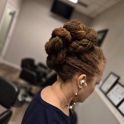 Sisterlocks with updo