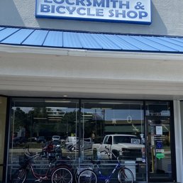 Exterior outside entrance of Brevard Locksmith & Bicycle Shop - Front of store - Melbourne, Florida Exterior outside entrance of Brevard Locksmith & Bicycle Shop - Front of store - Melbourne, Florida
