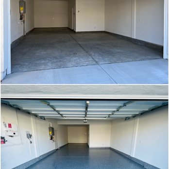 MAG Concrete Coatings - Before and after - Flooring Near Me