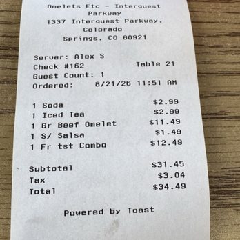 Omelets Etc - Bill - Breakfast & Brunch Near Me - Colorado Springs, Colorado Omelets Etc - Bill - Breakfast & Brunch Near Me - Colorado Springs, Colorado