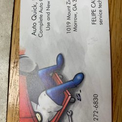 Auto Quick - Business card
