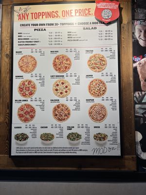 Menu photo 5 MOD Pizza Vernon Hills, IL