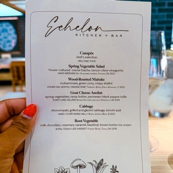 Echelon Kitchen and Bar - Vegetarian tasting menu - Bars Near Me - Ann Arbor, Michigan Echelon Kitchen and Bar - Vegetarian tasting menu - Bars Near Me - Ann Arbor, Michigan