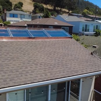 ELM Roofing Contractors - New skylight with copper frame and laminated glass - Roofing Near Me - Berkeley, California ELM Roofing Contractors - New skylight with copper frame and laminated glass - Roofing Near Me - Berkeley, California