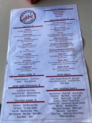 Menu photo 6 Gobbie's Sports Pub & Eatery Galena, IL Menu photo 6 Gobbie's Sports Pub & Eatery Galena, IL