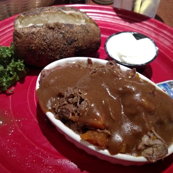 Cottage Cafe - Pot roast with a baked potato - American Near Me - Bethany Beach, Delaware Cottage Cafe - Pot roast with a baked potato - American Near Me - Bethany Beach, Delaware