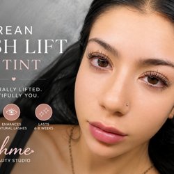 Korean lash lift & tint