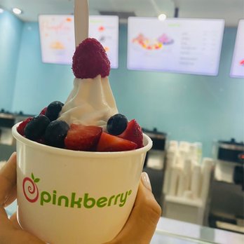 Pinkberry - Non dairy fro yo with fruit toppings. - Ice Cream & Frozen Yogurt Near Me - Plano, Texas Pinkberry - Non dairy fro yo with fruit toppings. - Ice Cream & Frozen Yogurt Near Me - Plano, Texas