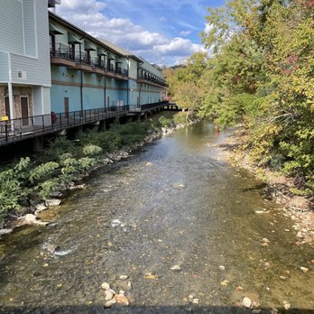 Margaritaville Island Hotel - View from river room - Hotels Near Me - Pigeon Forge, Tennessee