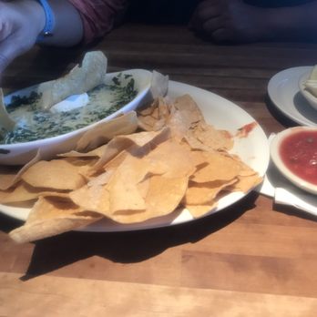 Cheddar's Scratch Kitchen - Santa Fe spinach dip. Free refills on chips and salsa~ - Comfort Food Near Me - West Melbourne, Florida Cheddar's Scratch Kitchen - Santa Fe spinach dip. Free refills on chips and salsa~ - Comfort Food Near Me - West Melbourne, Florida