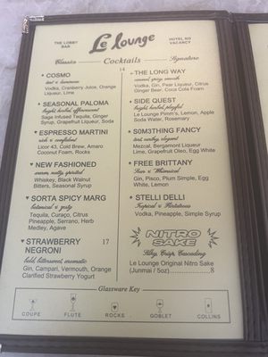 Menu photo 2 Le Lounge Kansas City, MO