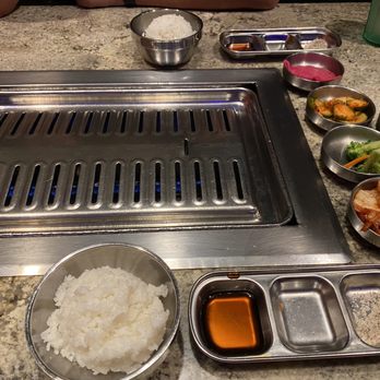 Blue House - Side dishes ready!!! About to start grilling!!! - Korean Near Me - Sacramento, California Blue House - Side dishes ready!!! About to start grilling!!! - Korean Near Me - Sacramento, California