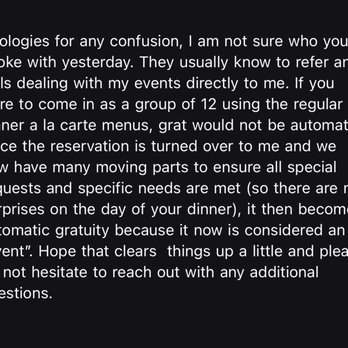 New York Prime - Every email was contradictory. We were a party of 11 and ordered à la carte - Steakhouses Near Me - Atlanta, Georgia New York Prime - Every email was contradictory. We were a party of 11 and ordered à la carte - Steakhouses Near Me - Atlanta, Georgia