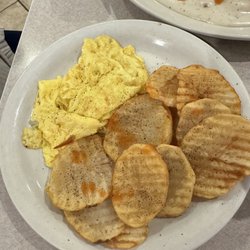 Viking Chili Bowl - Scrambled Eggs and potatoes had really good seasoning . I really recommend this place. Keep up the good work