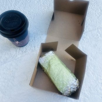The Salty Donut - Beautifully boxed Pistachio Cannoli giving God Father vibes ! - Donuts Near Me - Miami, Florida The Salty Donut - Beautifully boxed Pistachio Cannoli giving God Father vibes ! - Donuts Near Me - Miami, Florida