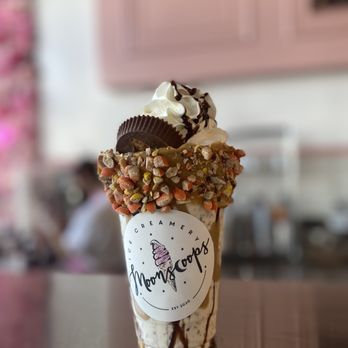 Moonscoops Ice Creamery - Ridiculous smoothie. Came with a coffee stirrer as a straw lol - Ice Cream & Frozen Yogurt Near Me - Marina, California Moonscoops Ice Creamery - Ridiculous smoothie. Came with a coffee stirrer as a straw lol - Ice Cream & Frozen Yogurt Near Me - Marina, California