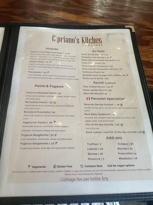 Menu photo 4 Cipriano's Kitchen Waimea, HI Menu photo 4 Cipriano's Kitchen Waimea, HI