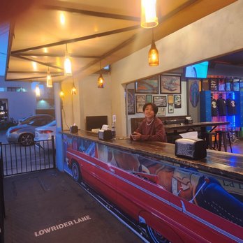 Barrio Dogg - Bar seating - Hot Dogs Near Me - San Diego, California Barrio Dogg - Bar seating - Hot Dogs Near Me - San Diego, California