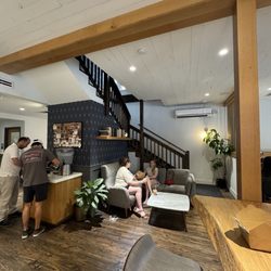 White Rhino Coffee - Seating area