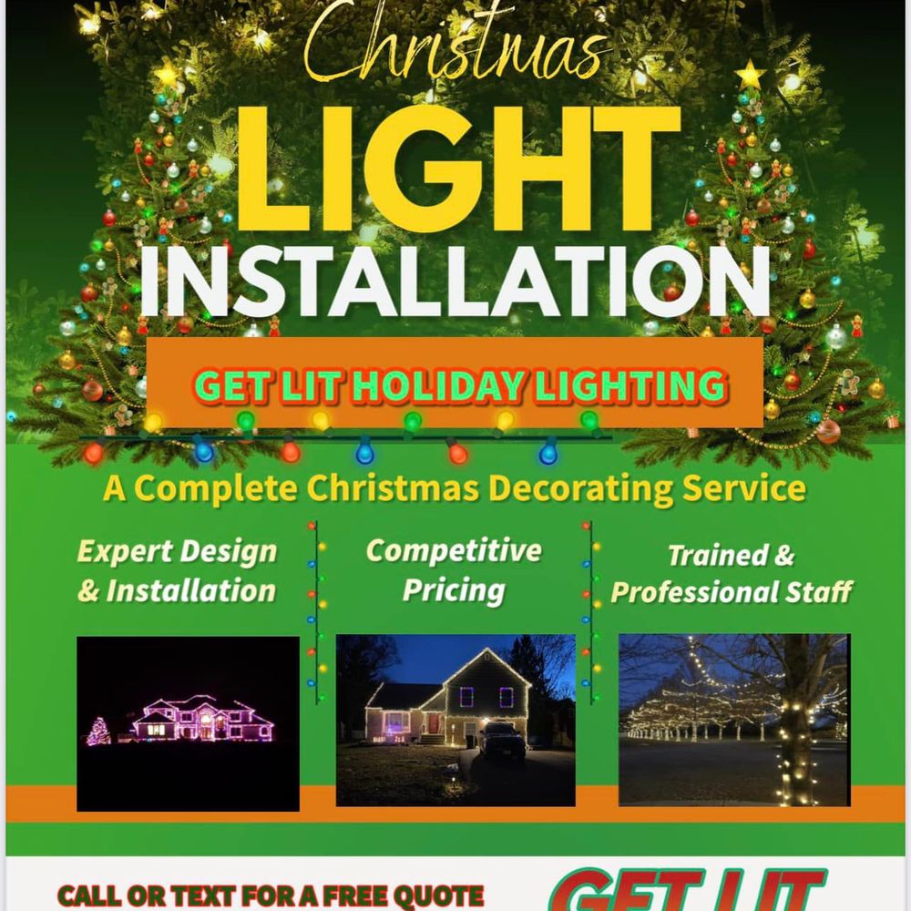 GET LIT HOLIDAY LIGHTING Parsippany, New Jersey Holiday Decorating