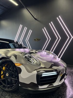 2017 Porsche 911 991.2 Full Custom Wrap - Full Camo Car Wrap 2017 Porsche 911 991.2 Full Custom Wrap - Full Camo Car Wrap