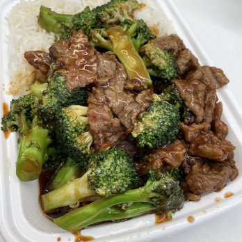 King Wok - Beef and Broccoli w white rice - #whatkineats - Chinese Near Me - New York, New York