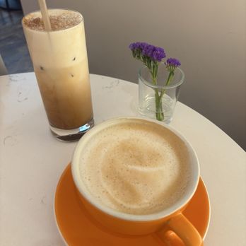 Dot's - Carrot latte, Pride latte - Coffee & Tea Near Me - New York, New York Dot's - Carrot latte, Pride latte - Coffee & Tea Near Me - New York, New York