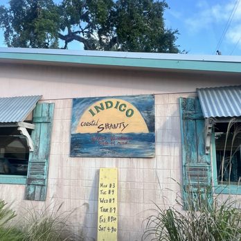 Indigo Coastal Shanty - Exterior - New American Near Me - Brunswick, Georgia Indigo Coastal Shanty - Exterior - New American Near Me - Brunswick, Georgia