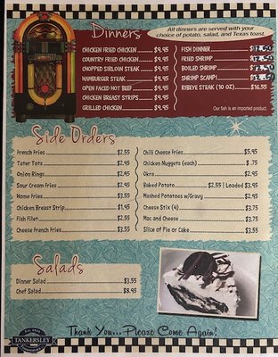 Menu photo 3 Memory Lane Cafe Belleville, AR