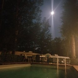 3 Cedar Crossing Campground & RV Park - Full moon from the swimming area.  Absolute serenity.