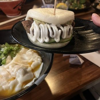 JINYA Ramen Bar - Arlington - Impossible Bun (1pc)* - Ramen Near Me - Arlington, Virginia JINYA Ramen Bar - Arlington - Impossible Bun (1pc)* - Ramen Near Me - Arlington, Virginia