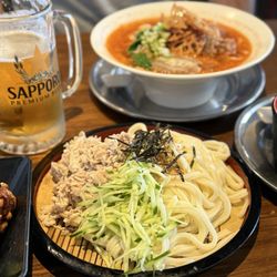 July 2025 - thicker udon. Chilled Shabu Shabu Udon & Spicy OxTail Udon