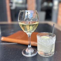 Volstead House Whiskey Bar and Speakeasy, Eagan - Patio beverage!