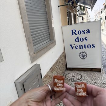 Rosa dos Ventos - Adorbs little souvenir glasses from owner. Even filled them with port wine. - Portuguese Near Me - Nazaré, 10 Rosa dos Ventos - Adorbs little souvenir glasses from owner. Even filled them with port wine. - Portuguese Near Me - Nazaré, 10