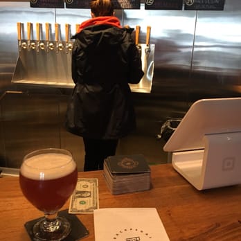 BrewCycle Portland - $4 beers before your tour starts.   I had their saison - Bar Crawl Near Me - Portland, Oregon