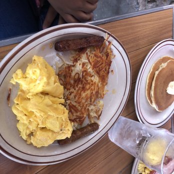 Pancakes R Us - Sausage and eggs - Desserts Near Me - Costa Mesa, California Pancakes R Us - Sausage and eggs - Desserts Near Me - Costa Mesa, California
