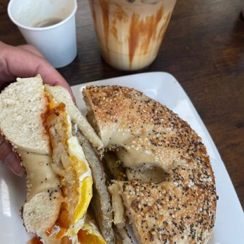 DB Breakfast - Sausage Egg & Cheese Sandwich - Coffee & Tea Near Me - Rutherford, New Jersey