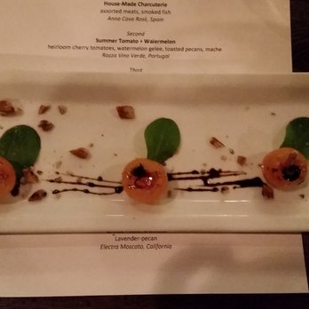 MOSAIC Restaurant - Course 2: Summer Tomato + Watermelon - New American Near Me - Richmond, Virginia MOSAIC Restaurant - Course 2: Summer Tomato + Watermelon - New American Near Me - Richmond, Virginia